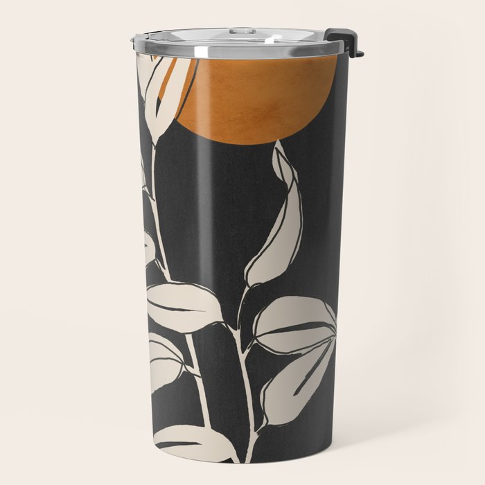 Abstract Art /Minimal Plant 53 Travel Mug Gallery Image 2