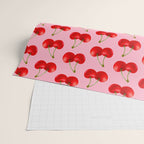 Y2K Cherries - Pink Pattern Large Wrapping Paper Gallery Image 2