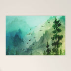 Mountain Morning Welcome Mat Gallery Image 1