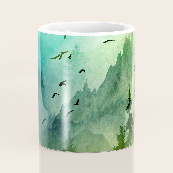 Mountain Morning Coffee Mug Gallery Image 4