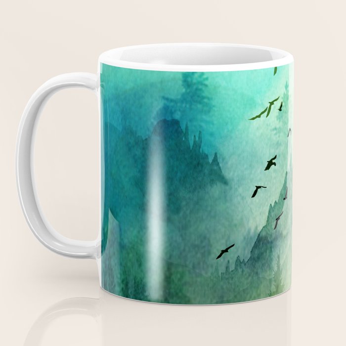 Mountain Morning Coffee Mug Gallery Image 3