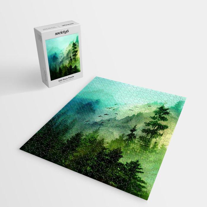 Mountain Morning Jigsaw Puzzle Gallery Image 2