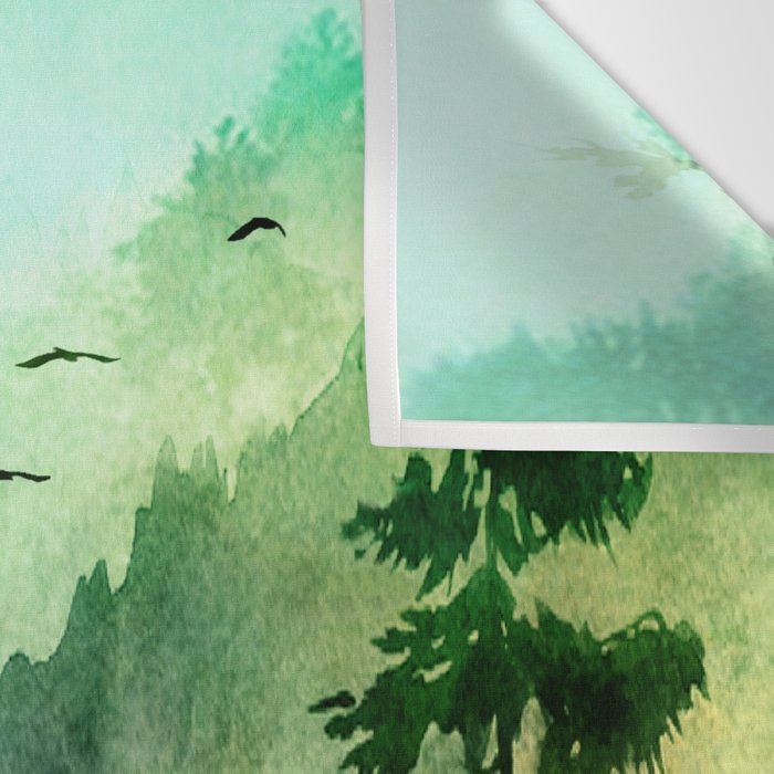 Mountain Morning Wall Tapestry Gallery Image 3