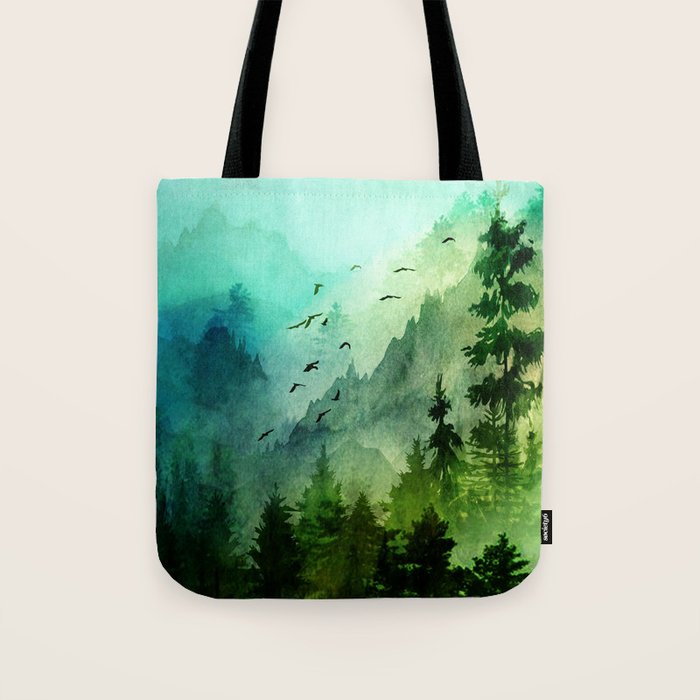 Mountain Morning Tote Bag Gallery Image 1
