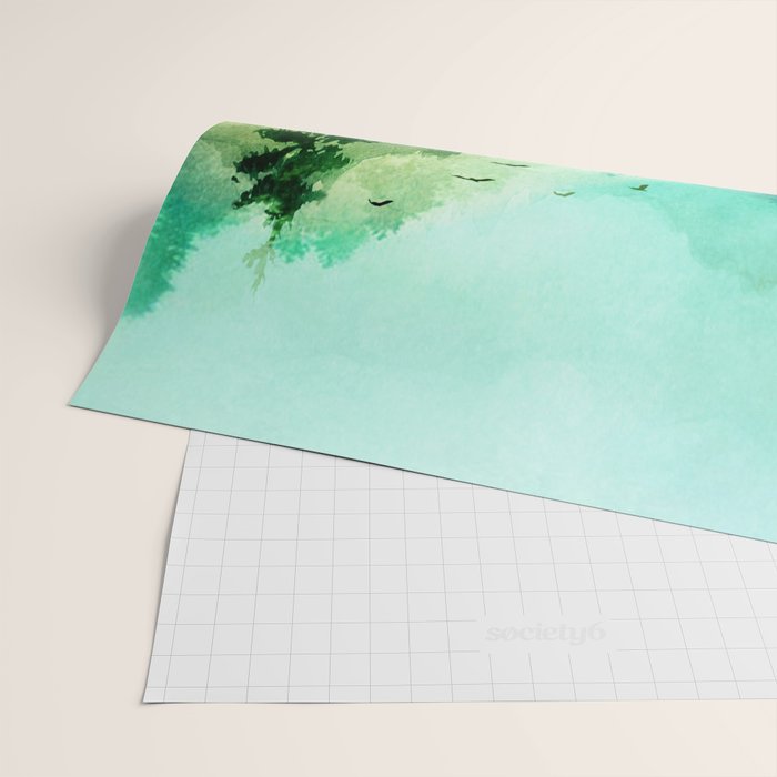 Mountain Morning Wrapping Paper Gallery Image 2