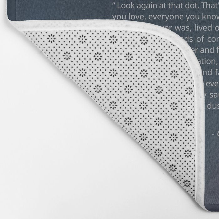 The Pale Blue Dot  Bath Mat Gallery Image 2