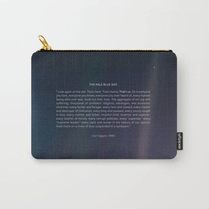 The Pale Blue Dot  Carry All Pouch Gallery Image 1