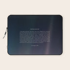 The Pale Blue Dot  Laptop Sleeve Gallery Image 1