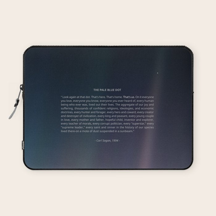 The Pale Blue Dot  Laptop Sleeve Gallery Image 1