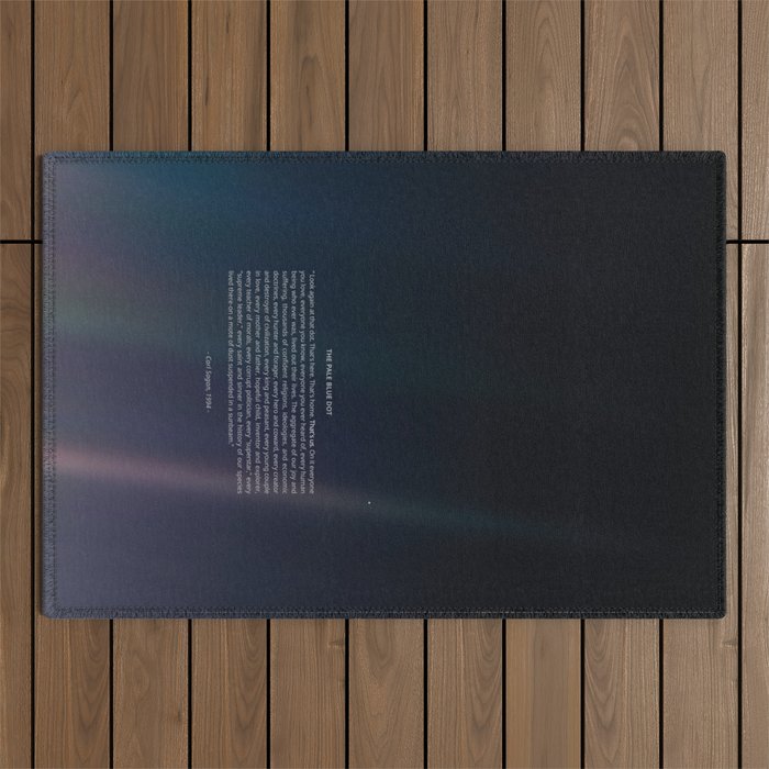 The Pale Blue Dot  Outdoor Rug Gallery Image 1