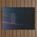 The Pale Blue Dot  Outdoor Rug Gallery Image 1