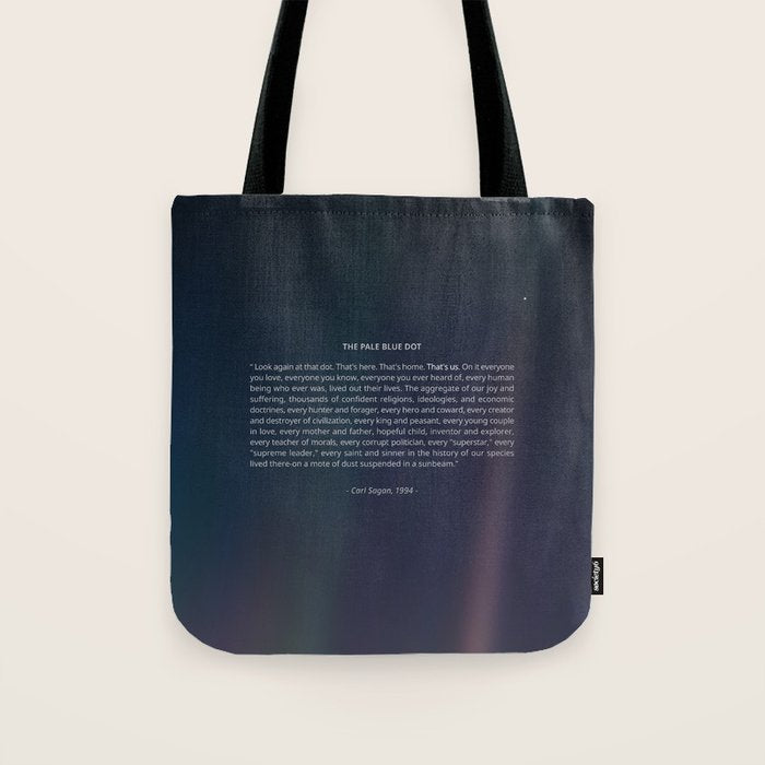 The Pale Blue Dot  Tote Bag Gallery Image 1