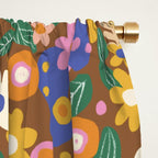 Evelyn brown Window Curtain Gallery Image 2