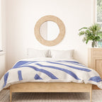 Linocut Starry Night Duvet Cover Gallery Image 3