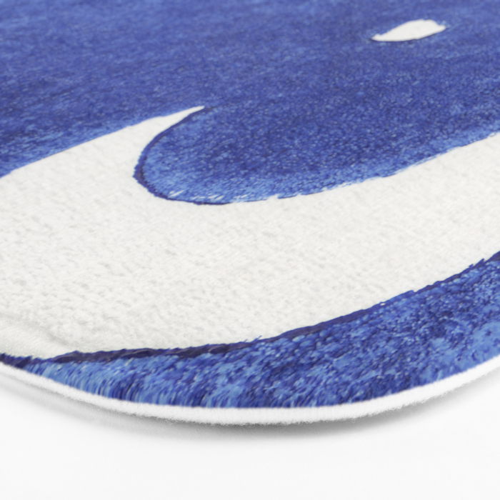 Linocut Starry Night Bath Mat Gallery Image 3