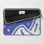 Linocut Starry Night Laptop Sleeve Gallery Image 2