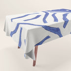 Linocut Starry Night Tablecloth Gallery Image 1