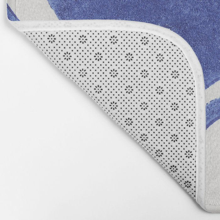 Linocut Starry Night Bath Mat Gallery Image 2