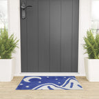 Linocut Starry Night Welcome Mat Gallery Image 3