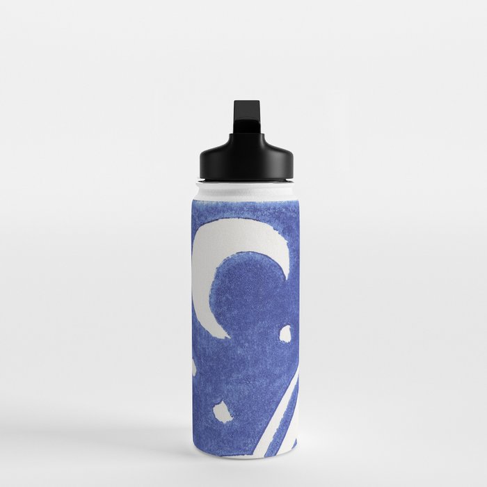 Linocut Starry Night Water Bottle Gallery Image 3