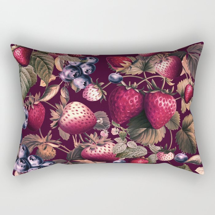 Strawberry Fields Forever II - I Rectangular Pillow Gallery Image 1