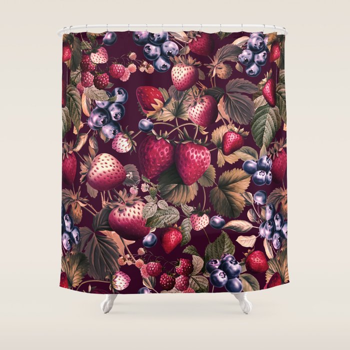 Strawberry Fields Forever II - I Shower Curtain Gallery Image 1