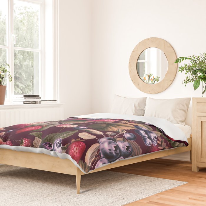 Strawberry Fields Forever II - I Duvet Cover Gallery Image 2
