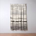Horses on the Beach Window Curtain Gallery Image 3