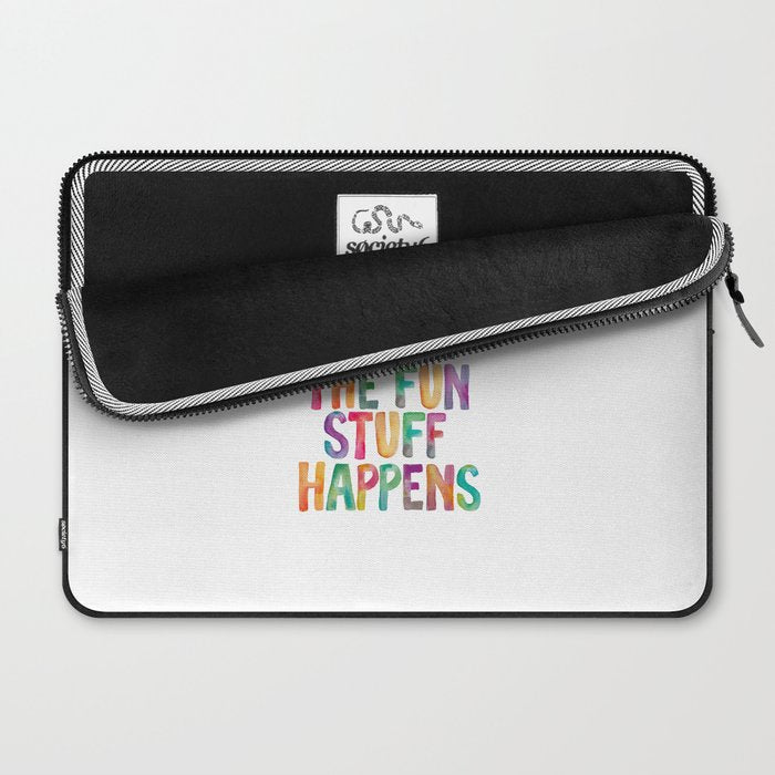 This is Where The Fun Stuff Happens Laptop Sleeve Gallery Image 2