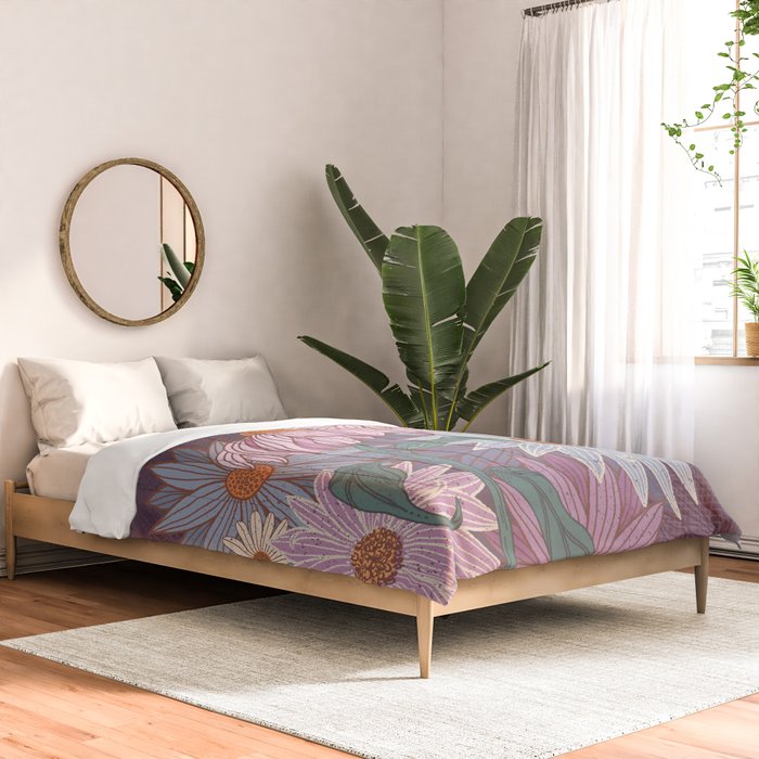 Monarch Butterfly and Wildflowers Comforter Gallery Image 2