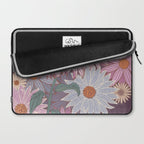 Monarch Butterfly and Wildflowers Laptop Sleeve Gallery Image 2
