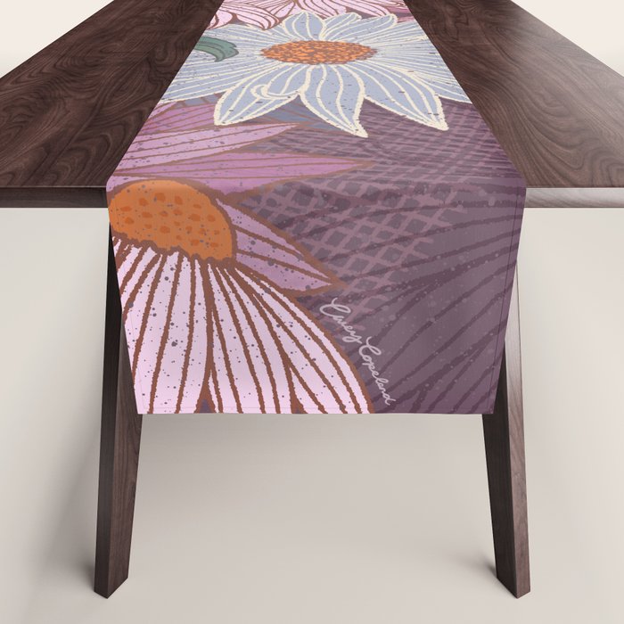 Monarch Butterfly and Wildflowers Table Runner Gallery Image 1