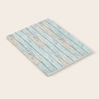 Rustic Beach Driftwood Vacation Blue Texture Notebook Gallery Image 2