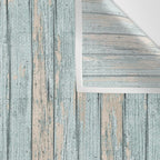 Rustic Beach Driftwood Vacation Blue Texture Wall Tapestry Gallery Image 3