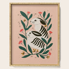 Hares Among Flowers Serving Tray Gallery Image 1