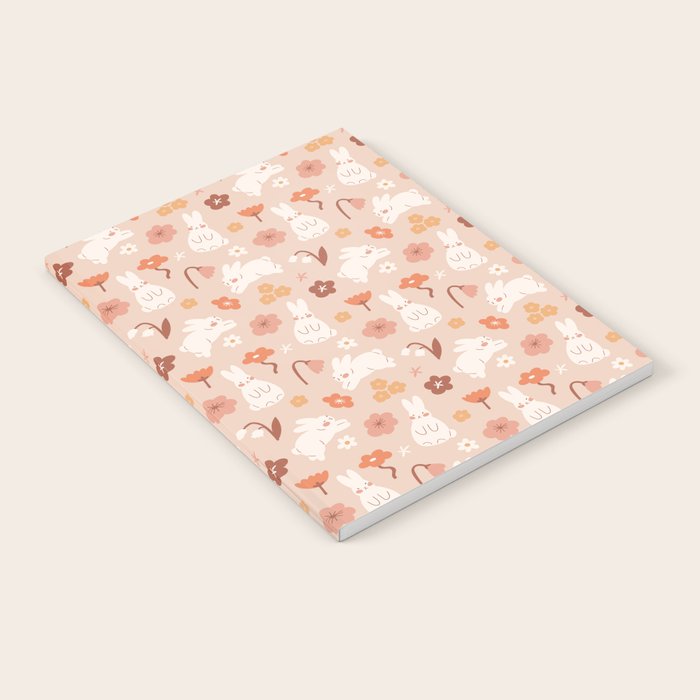 Cute bunny illustration Notebook Gallery Image 2