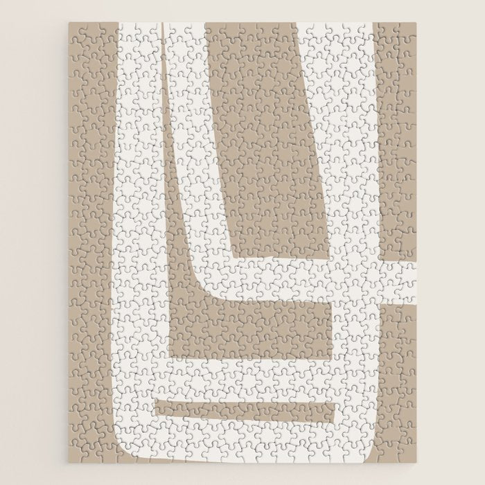 Neutral Abstract 5A Jigsaw Puzzle Gallery Image 1