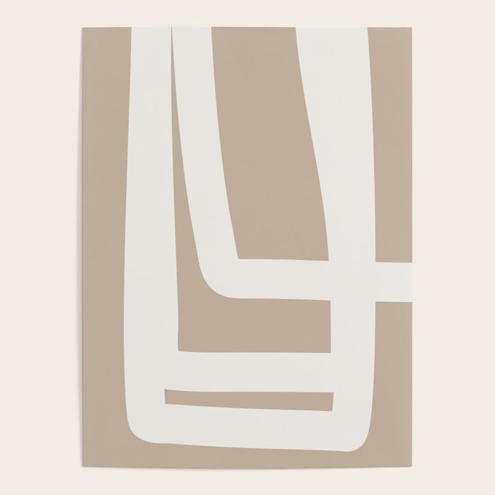 Neutral Abstract 5A Poster Gallery Image 1