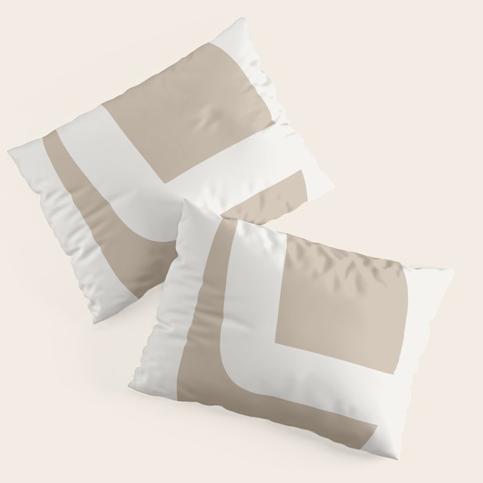 Neutral Abstract 5A Pillow Sham Gallery Image 3