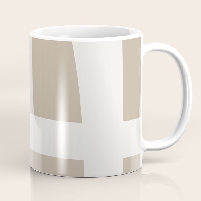 Neutral Abstract 5A Coffee Mug Gallery Image 1