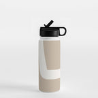 Neutral Abstract 5A Water Bottle Gallery Image 1