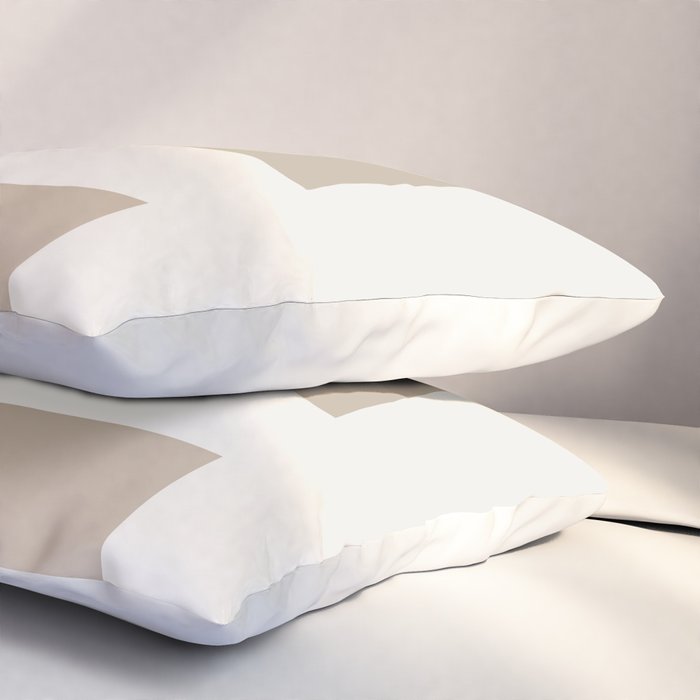 Neutral Abstract 5A Pillow Sham Gallery Image 3