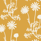 Wild Daisies Floral Botanical Pattern in Mustard Coffee Mug Gallery Image 2