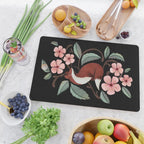 Fox in Cherry Blossoms Cutting Board Gallery Image 2