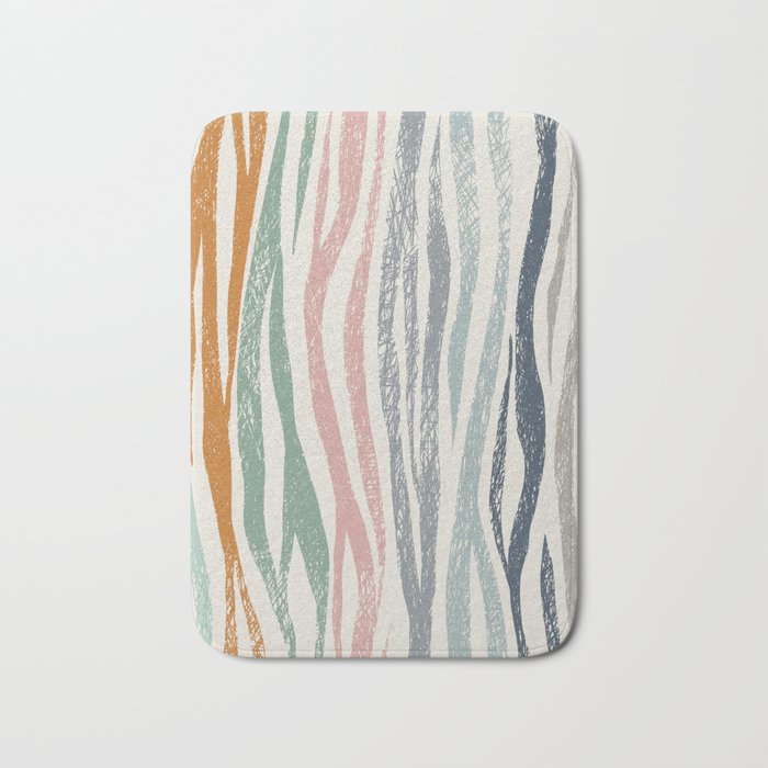 Black Forest Kid Animal Stripes Bath Mat Gallery Image 1