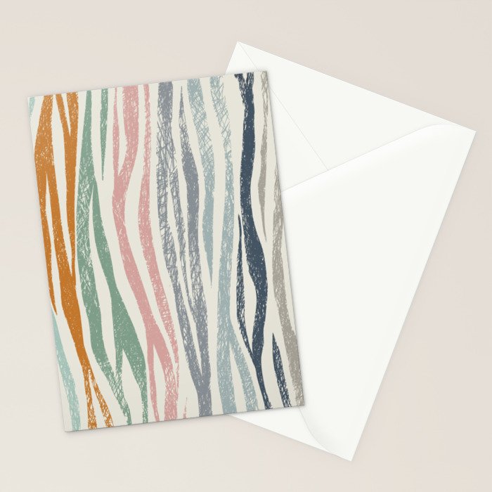 Black Forest Kid Animal Stripes Stationery Card Gallery Image 2