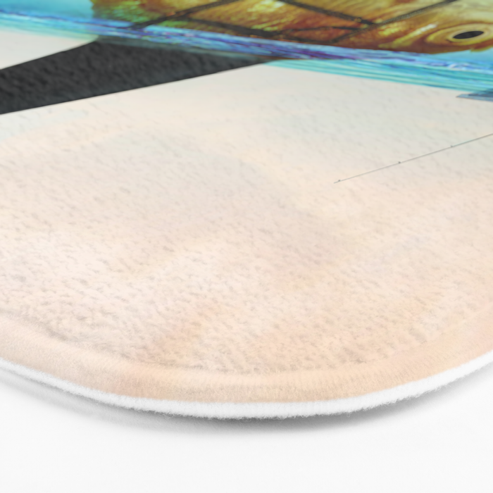 goldfish with a shark fin Bath Mat Gallery Image 3
