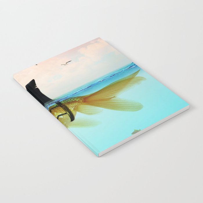 goldfish with a shark fin Notebook Gallery Image 1