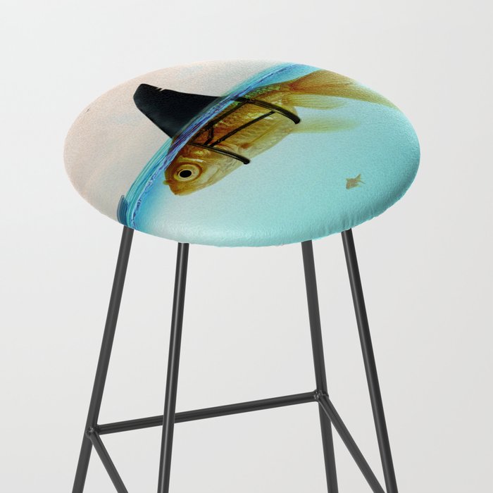 goldfish with a shark fin Stool Gallery Image 2