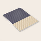 Color Block Line Abstract LIV Neutral Nautical Notebook Gallery Image 3